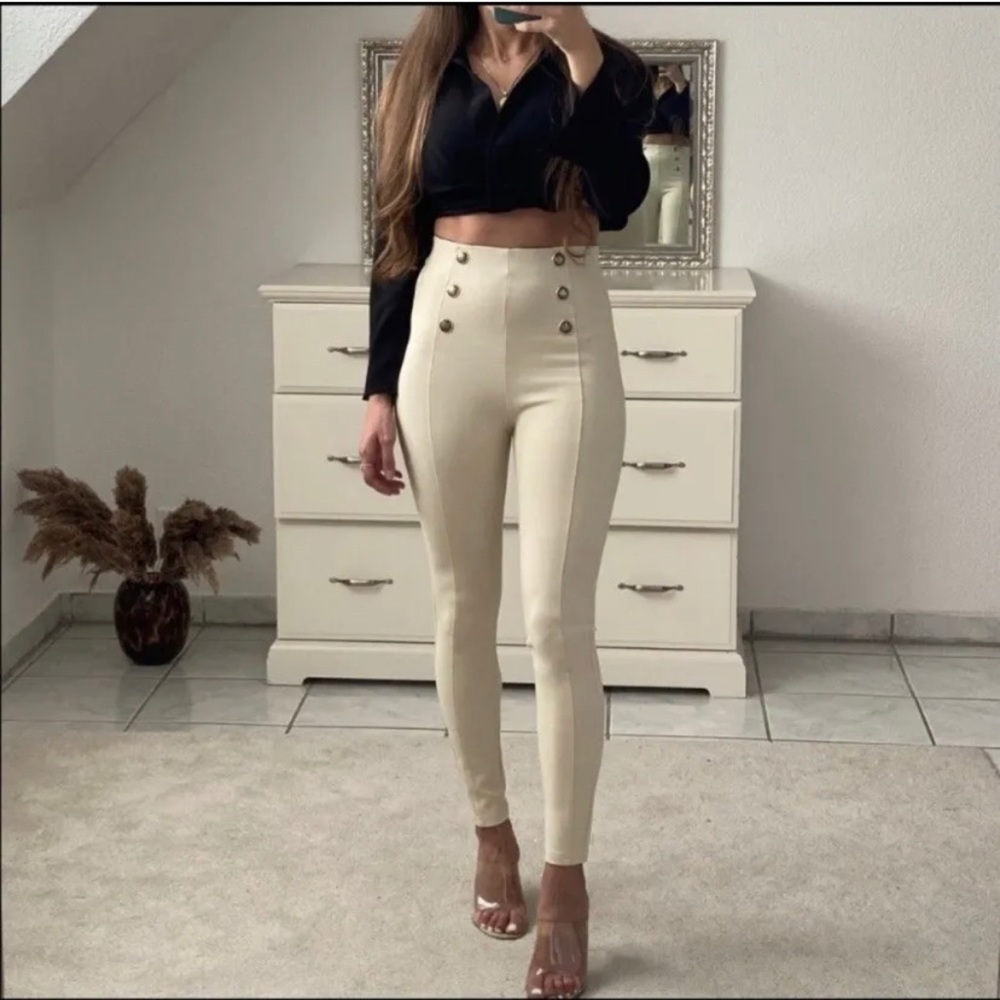 Zara Gold and Black Buttons